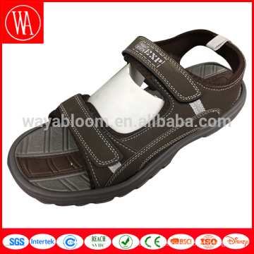 factory price customize pu leather sport beach sandle for men